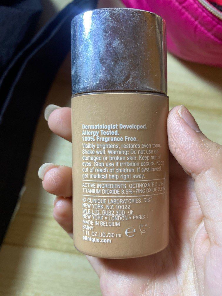 Clinique Even Better Foundation - Honey (Category: Makeup) located in Manila. Submitted by maxp413 (Listing ID 1287933603, Image 3). Description: FREE FOR ANY 1 OF MY LISTINGS!!! 40% full not my shade anymore Guaranteed original bought in the Clinique store in the US. Bought in 2018 and don’t know expiry date but I still used it this year. Get at your own risk!.