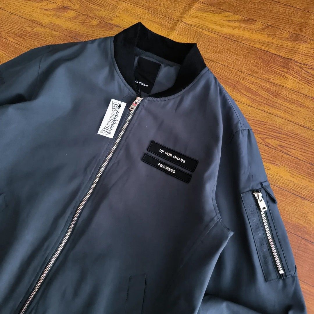 bomber jacket ma1 original bomber, Fesyen Pria, Pakaian