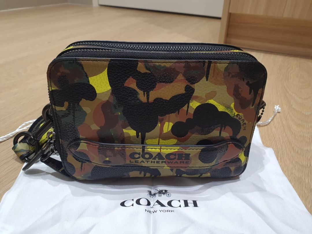 COACH BAG CHARTER CROSSBODY CAMO