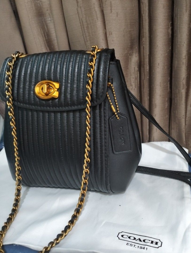 Coach quilted parker backpack new arrivals