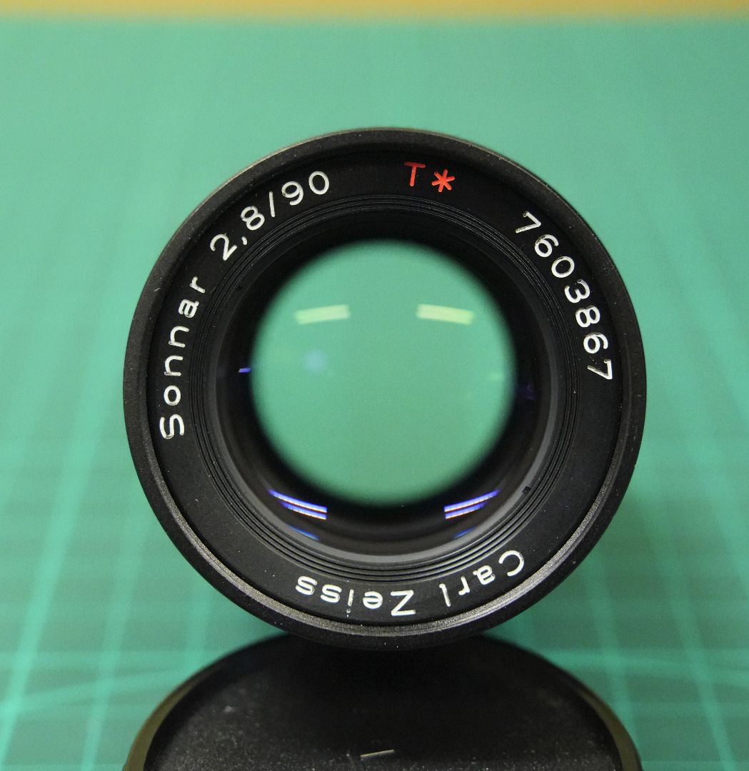 CONTAX G Carl Zeiss Sonnar T* 90mm F2.8 G90 鏡頭(已改造Leica M接口