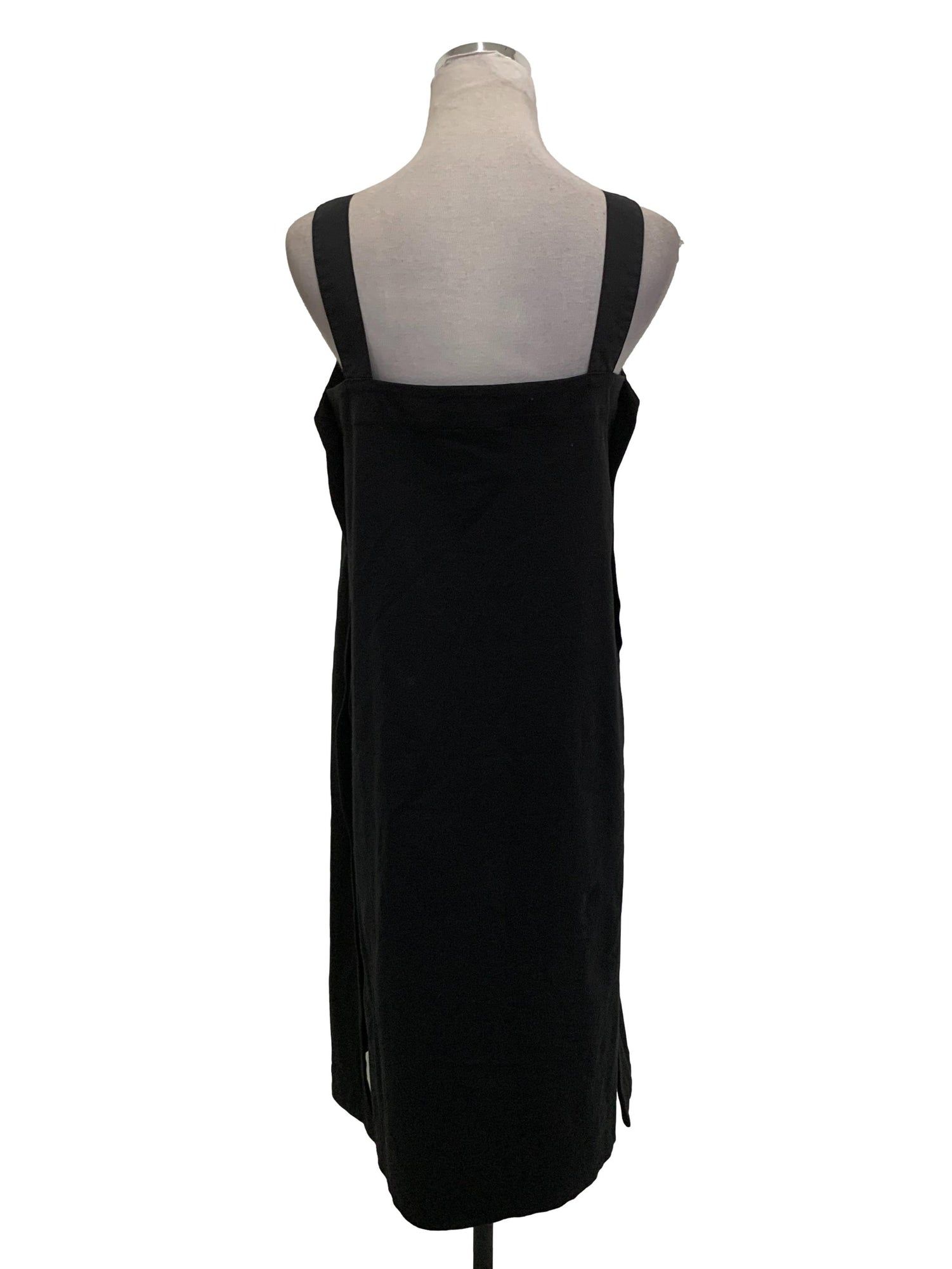 COS Black Straight Neck Maxi Dress, Women's Fashion, Dresses