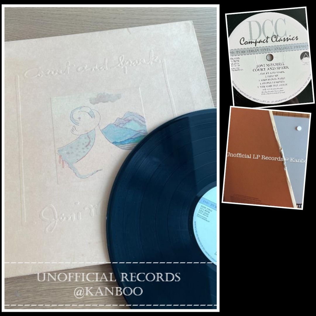 《Court and Spark》 Joni Mitchell 【DCC版 市場罕有】 1997 US LP 黑膠唱片【價格已反映