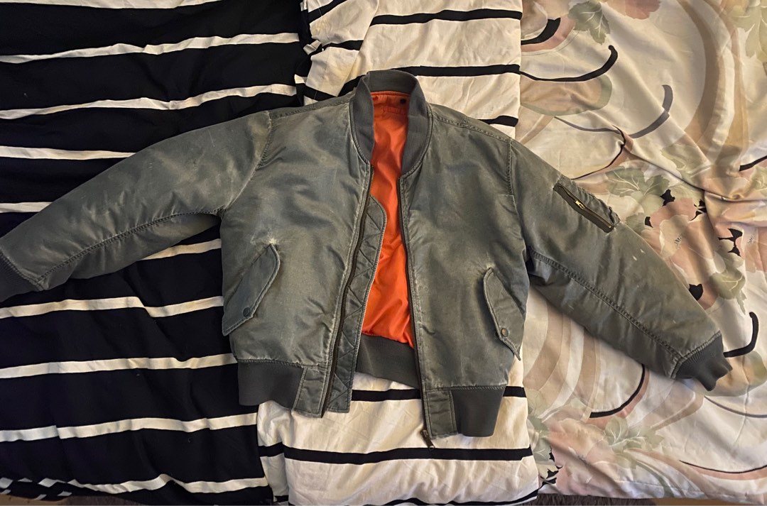 Mens cropped bomber jacket best sale