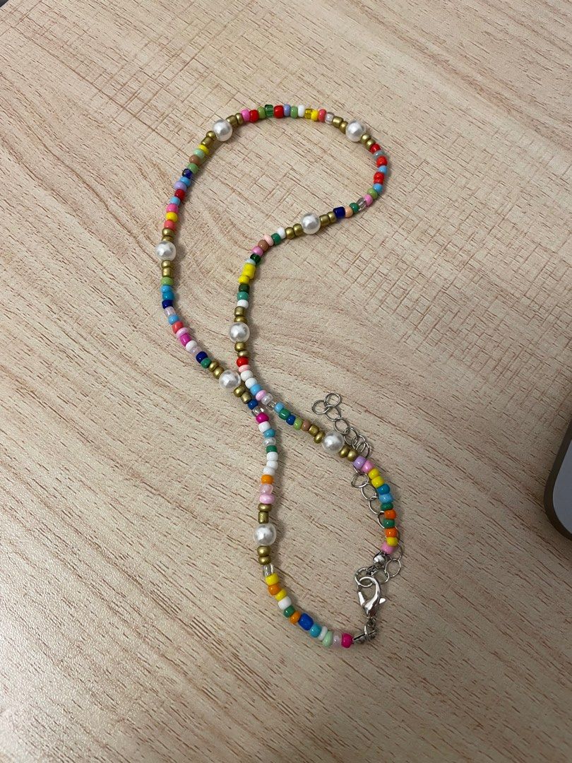 cute beads necklace Women s Fashion Jewelry Organisers