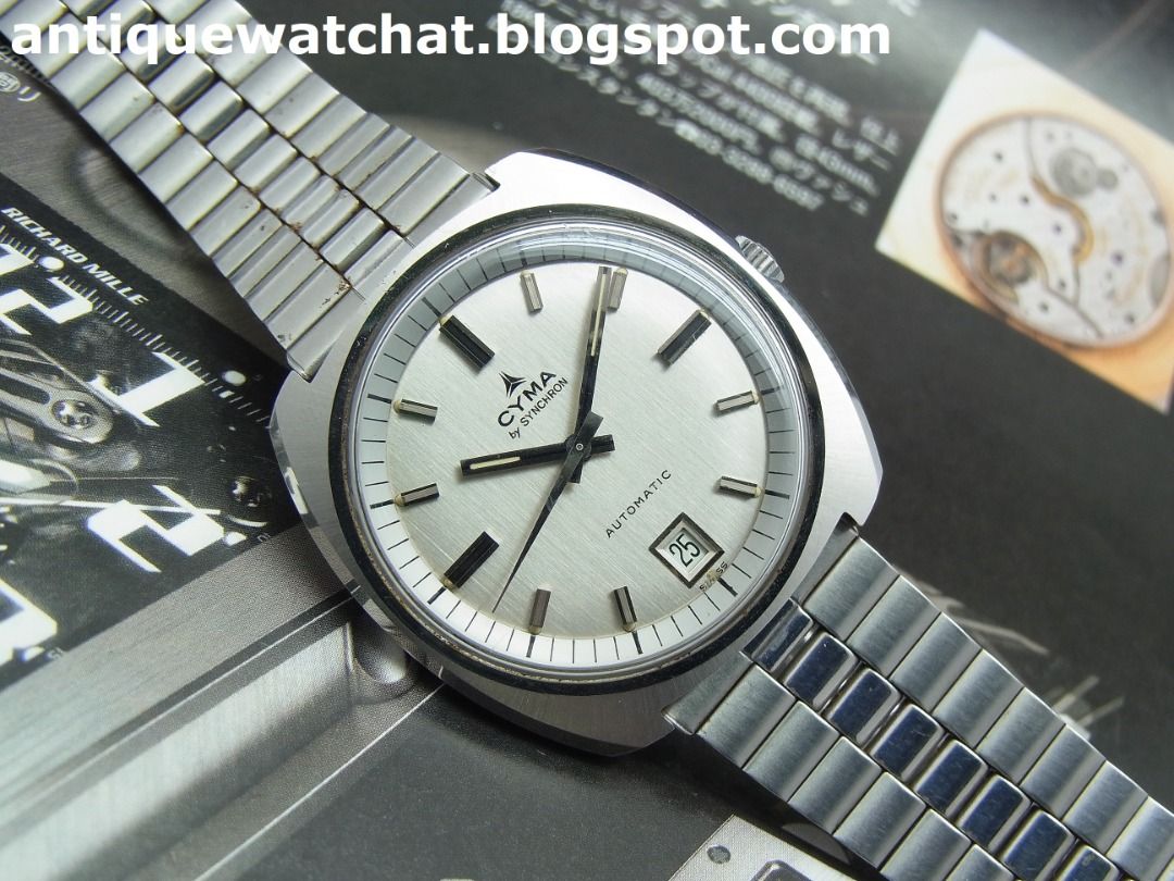 CYMA BY SYNCHRON 17 JEWELS AUTOMATIC WATCH