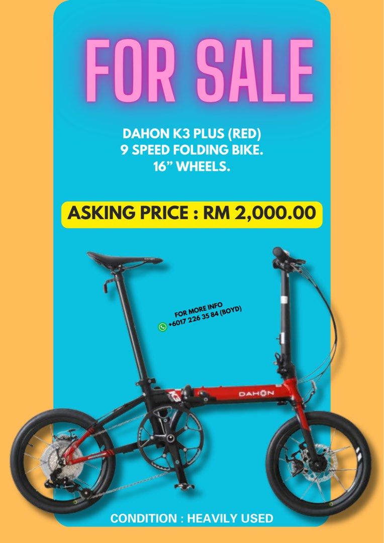Dahon k3 plus spec store