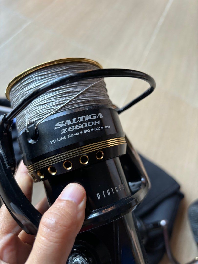 Daiwa Saltiga Dogfight Z6500H Saltwater Fishing Reel, Sports