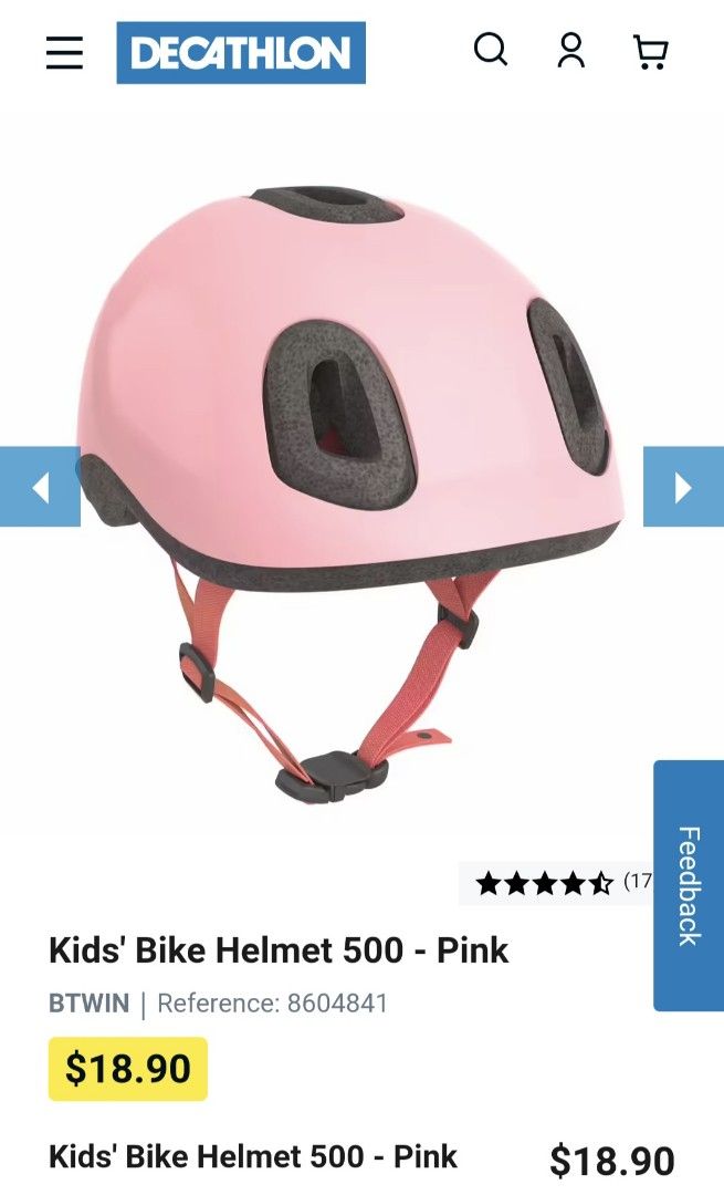 Children's bike deals helmet decathlon