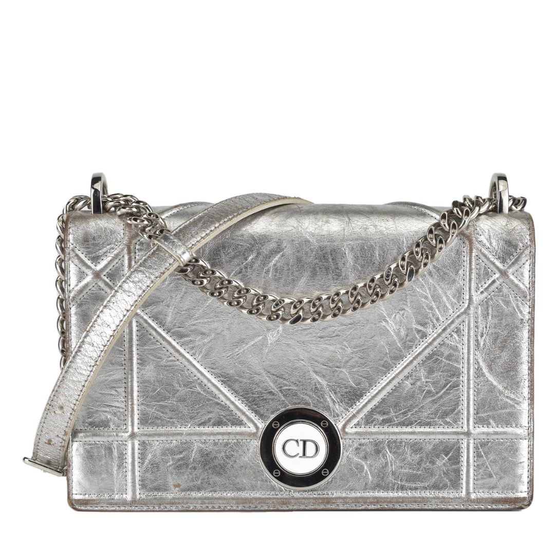 Diorama sales lambskin clutch