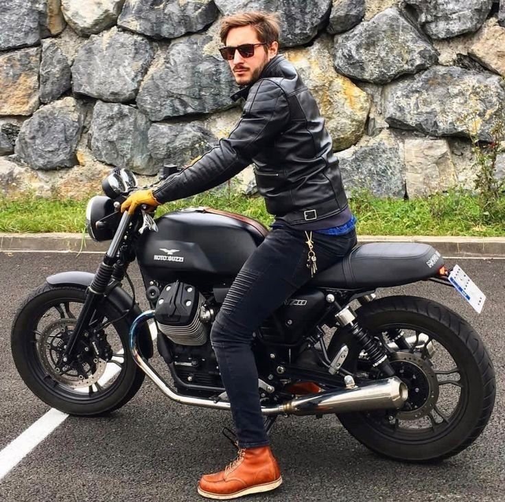 Double Rider Leather Jacket Motor Jaket Bike Jacket Men s Fashion