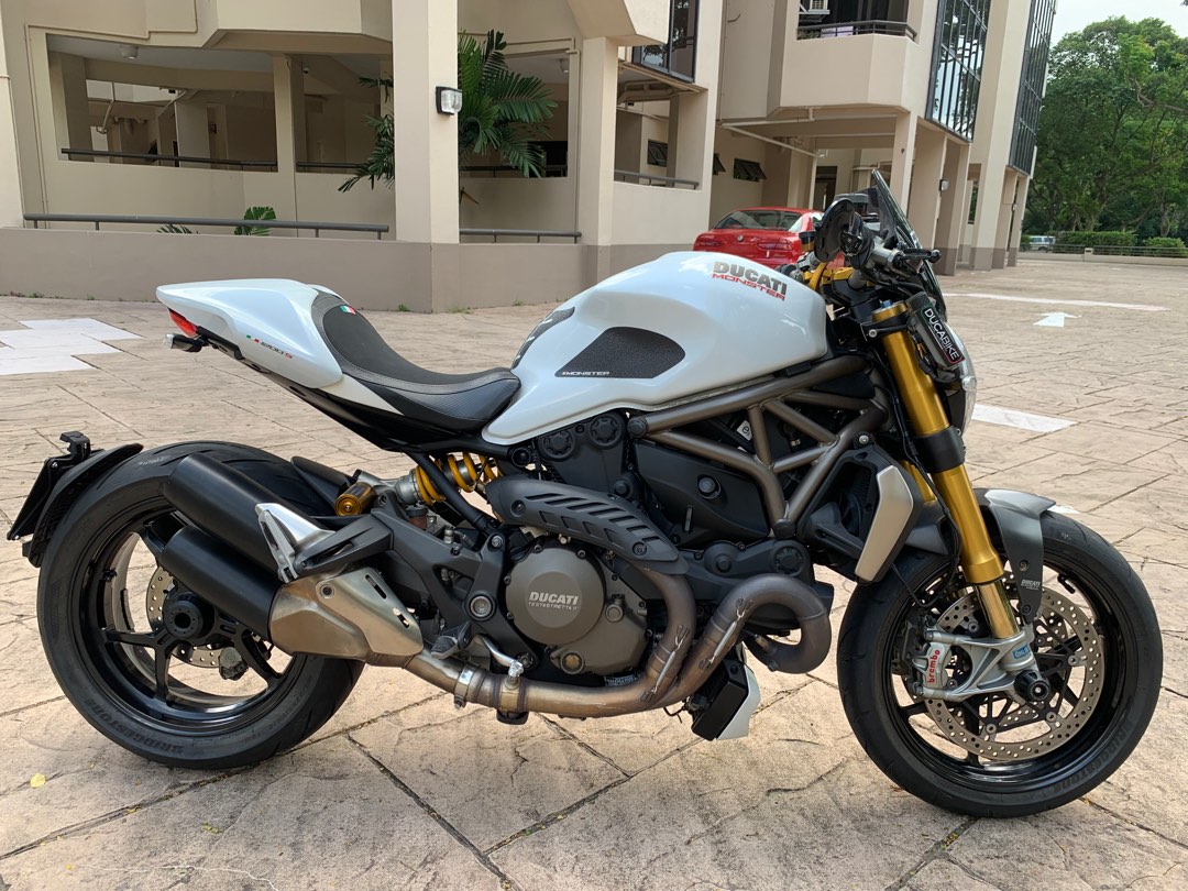 Ducati monster 1200s 2024 white