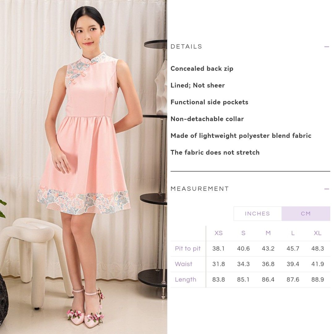 Faire Belle The Tale Of Genji Cheongsam Dress in Marshmellow Pink, Women's  Fashion, Dresses & Sets, Dresses on Carousell