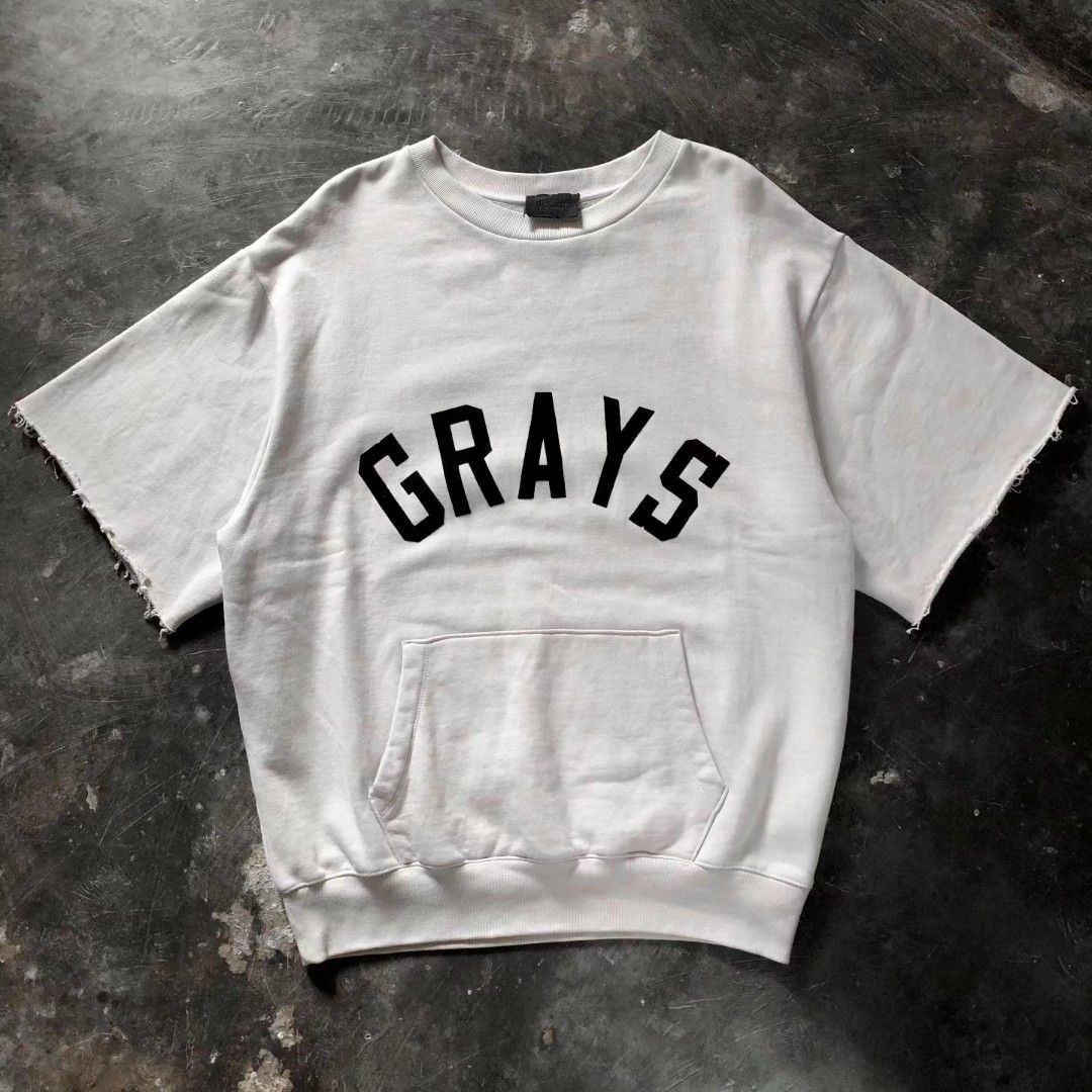 Fear Of God 7th Collection Grays 3/4 sweatshirt, Fesyen Pria