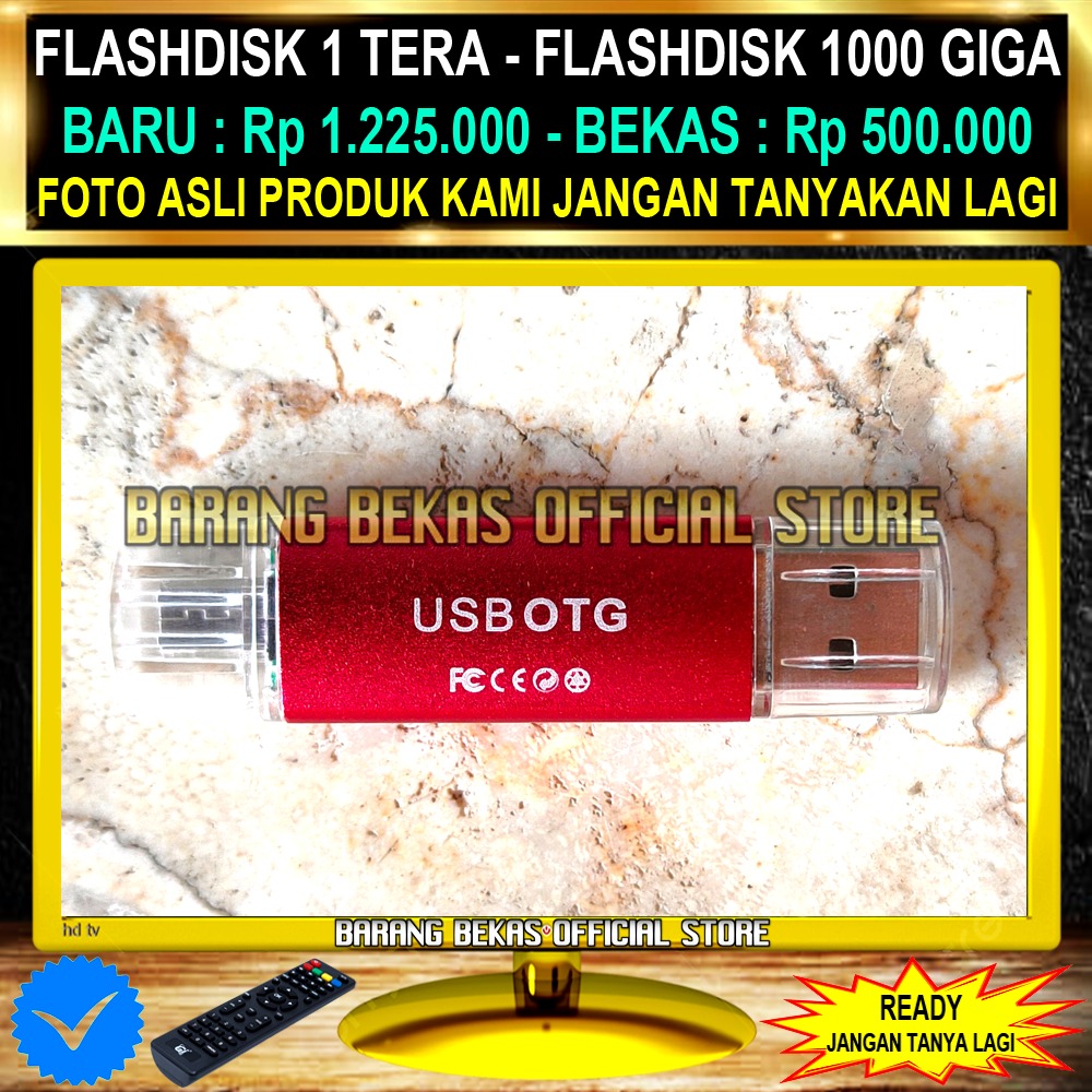 FLASHDISK 1 TERA MERAH | FLASHDISK 1000 GIGA MERAH | FLASHDISK ORIGINAL ...