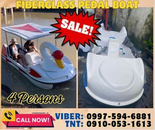 For Sale Pedal Boat 4 Persons Capacity