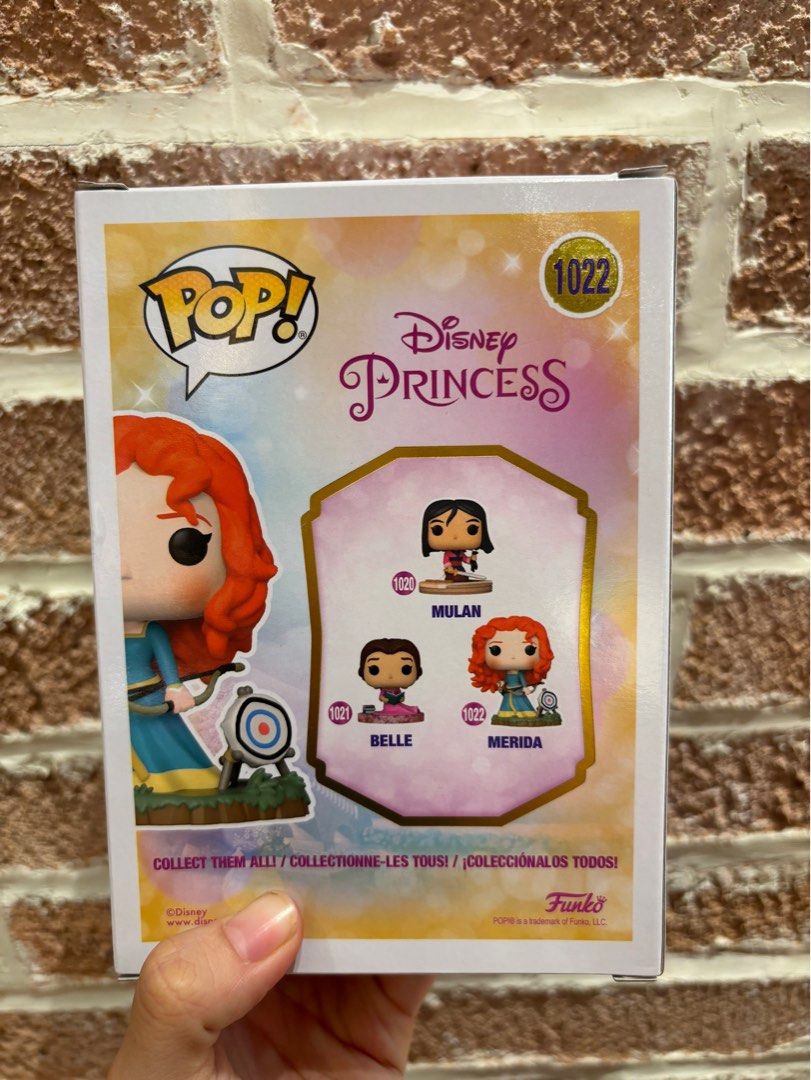 Funko POP Disney - Ultimate Princess - Merida #1022, Toys & Collectibles,  Mainan di Carousell