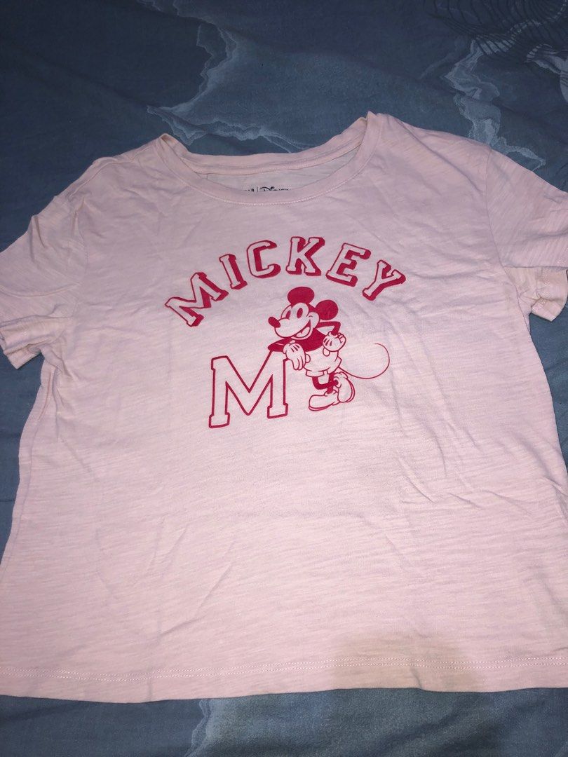Gap Mickey Mouse shirt (Category: Shirts) located in Malolos. Submitted by jmdeee (Listing ID 1287984143, Image 1). Description: Original gap mickey mouse shirt. 2xl size (Kid size) can fit to small women Good as new.