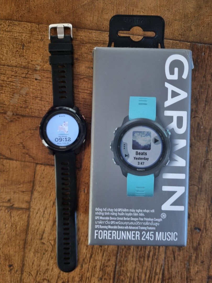 Garmin forerunner discount 245 music airpods