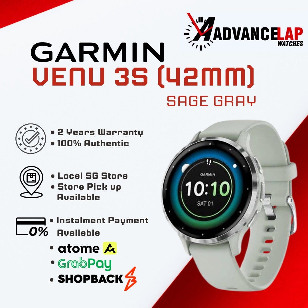 GARMIN Venu 3s 42mm Mobile Phones Gadgets Wearables Smart