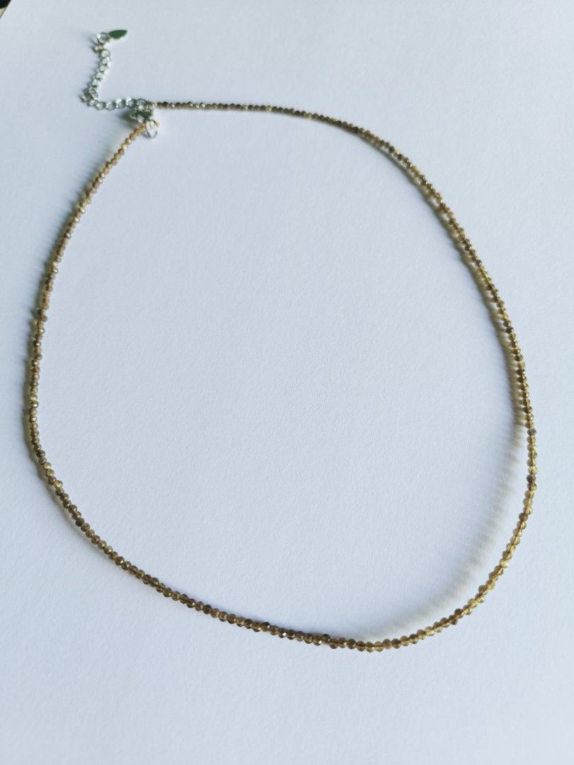 Golden obsidian necklace outlet