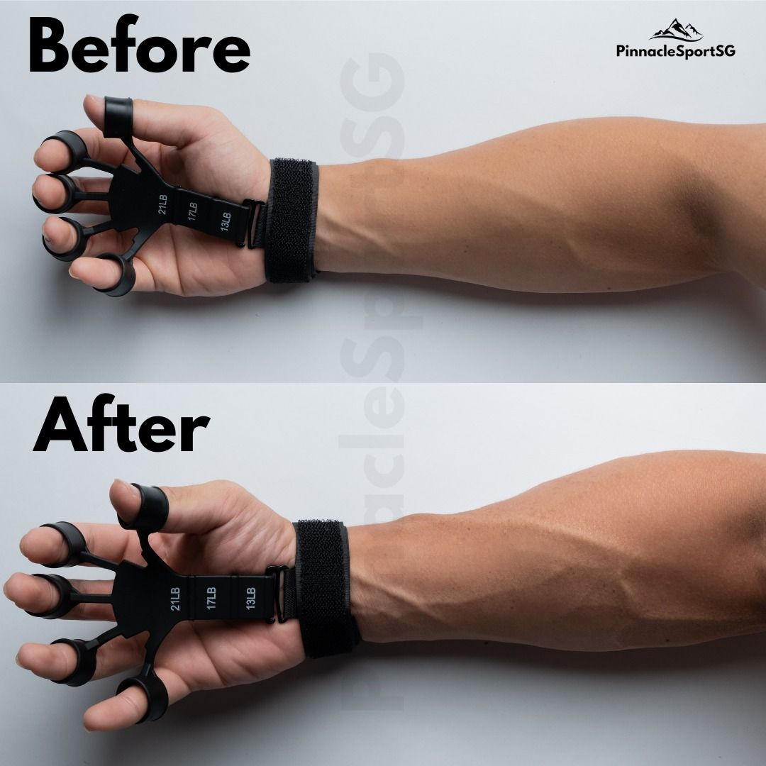 SG Gripster Grip Trainer Grip Strength Forearm Trainer Finger Flexibility Finger Stretcher Finger Strength Rehab