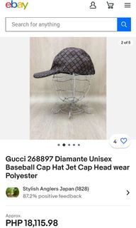 Gucci 268897 Diamante baseball cap