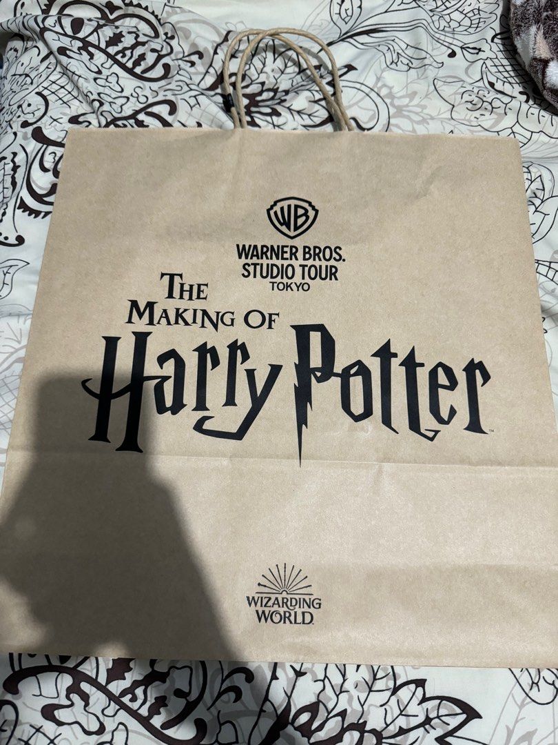 Harry Potter Big Paper Bag (Category: Tote Bags) located in Cavite. Submitted by jaybee28 (Listing ID 1288041724, Image 2). Description: The making of Harry Potter paper bag merch from Warner Bros. Studio Tour Tokyo - The Making of Harry Potter Ticket.