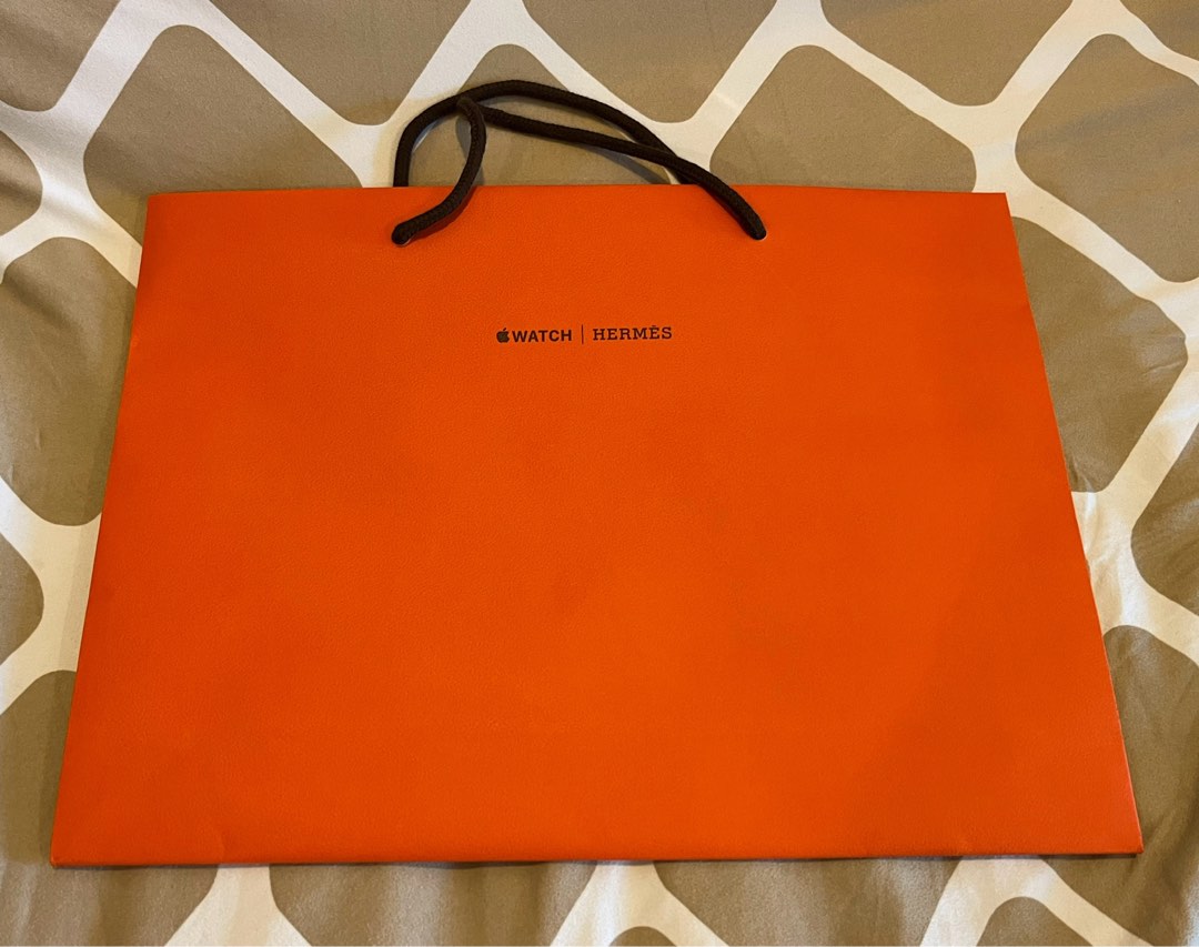 Hermes Apple Watch Paper Bag