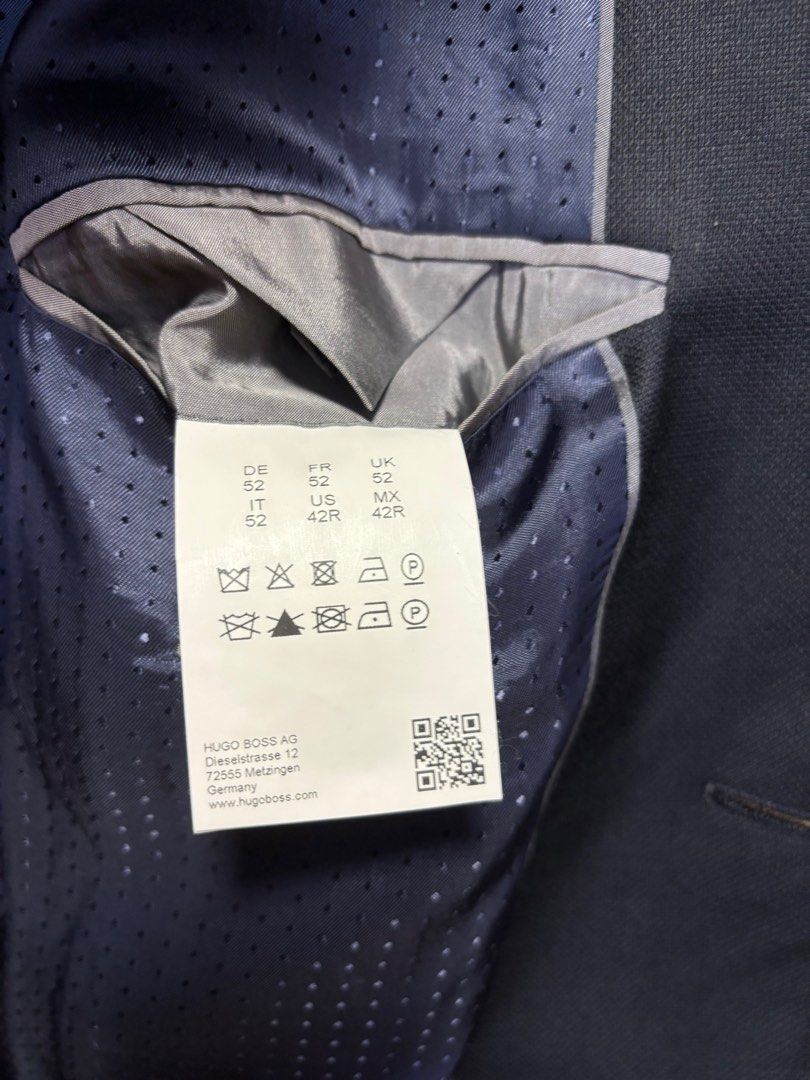 Size 50 hugo boss deals
