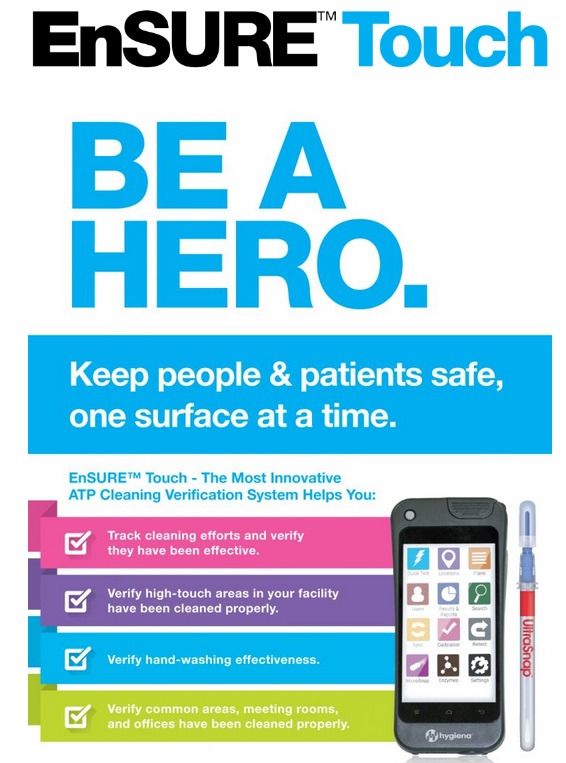 Hygiena EnSURE Touch, Health & Nutrition, Medical Supplies & Tools on