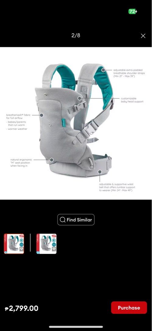 Infantino breathe baby carrier instructions sale