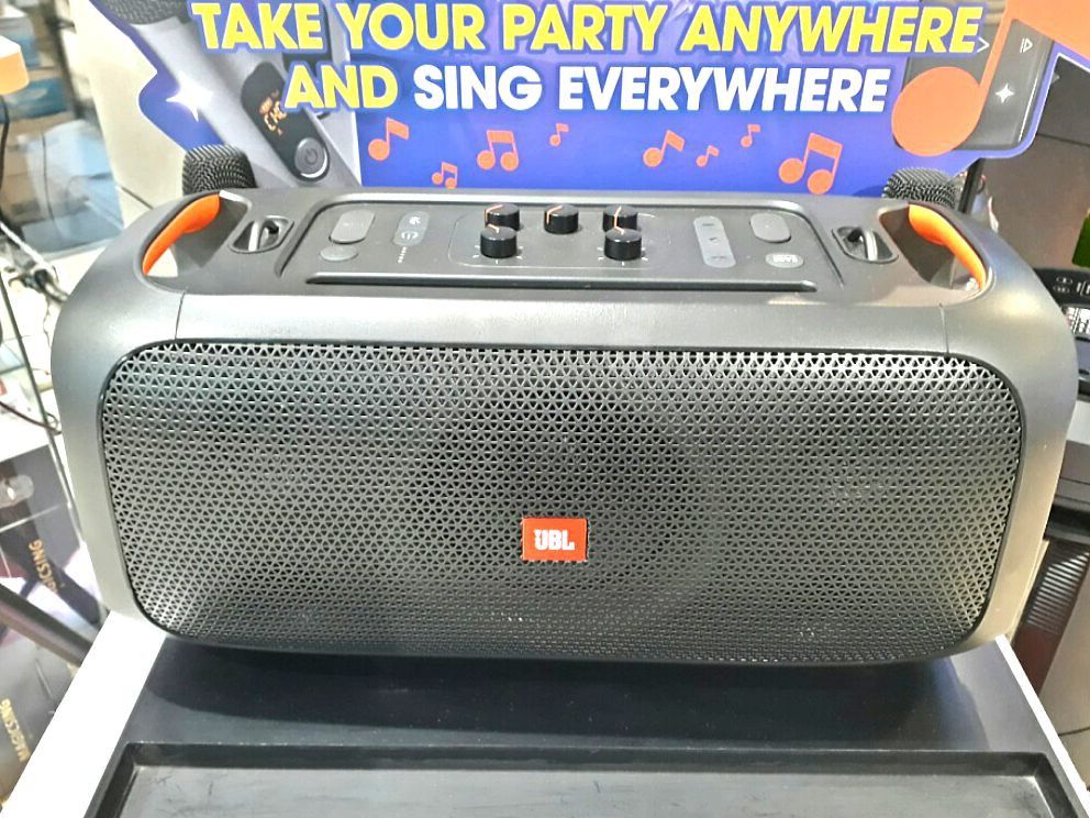 JBL Partybox On The Go (Category: Portable Music Players) located in Makati City. Submitted by francohomeappliancestrading (Listing ID 1114583155, Image 1). Description: For Cash Transaction Only Brandnew/Receipt Partybox On The Go Srp 22,990 Cash 18,990 1yr Warranty Parts & Service FB Page👇 Franco Home Appliances Trading We Also Sell; Led tv Refrigerator Airconditioner Gas Range Microwave Vacuum Chest/Upright Freezer or Chiller Washing Machine 