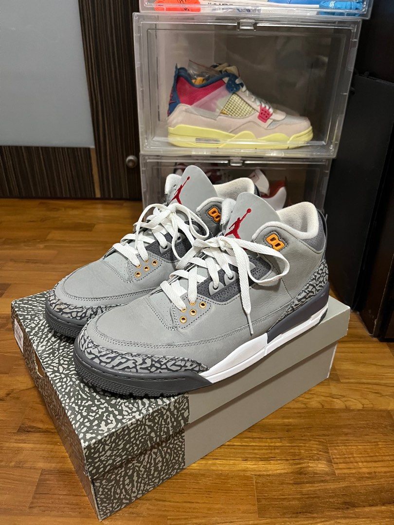 Cool grey jordan 3 clearance