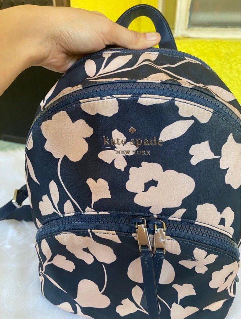 Kate Spade New York Karissa Nylon Garden Vine Medium backpack Women s Fashion Bags Wallets Backpacks on Carousell