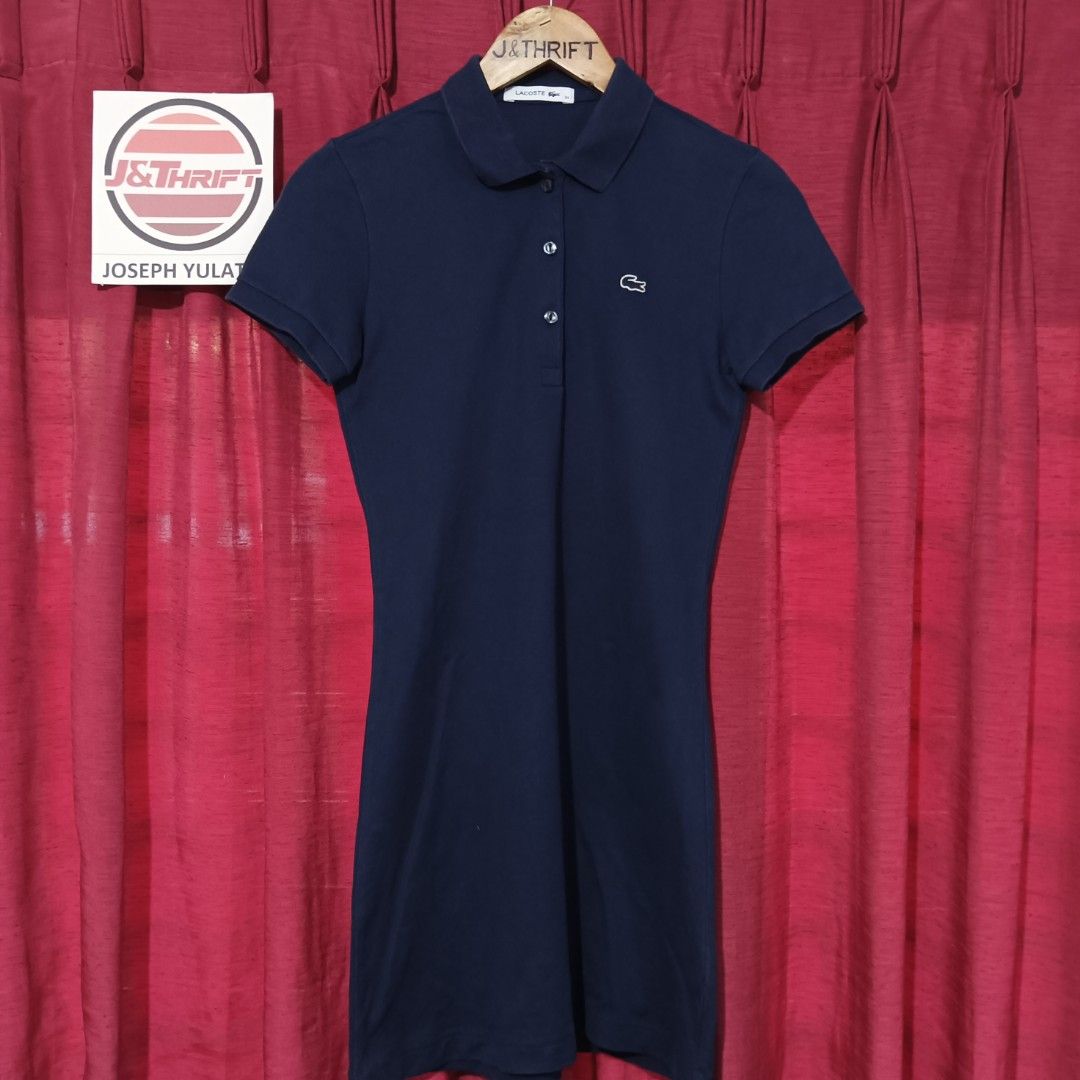 LACOSTE POLO DRESS MAROON FOR WOMEN (AUTHENTIC), Women's Fashion, Dresses &  Sets, Dresses on Carousell