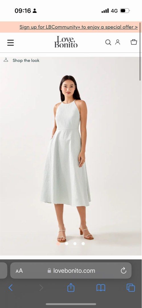 Gingham fit clearance and flare dress