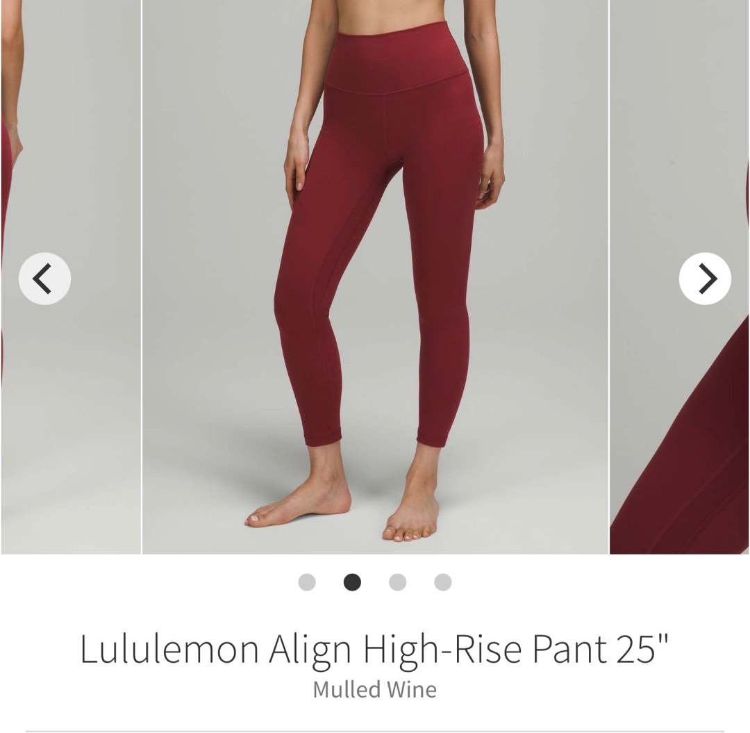 Lululemon Align High-Rise Pant 25, Women's Fashion, Activewear on Carousell