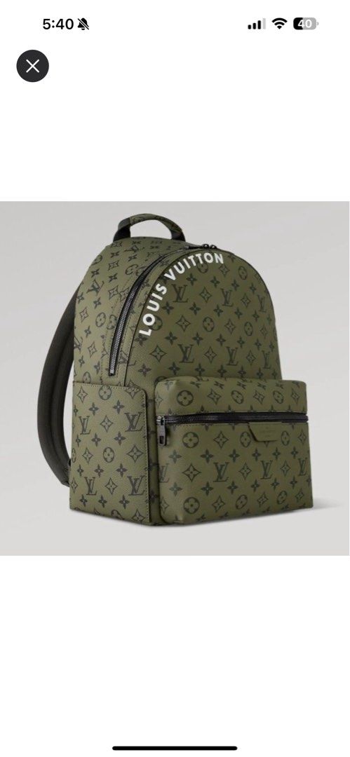 Louveton backpack top