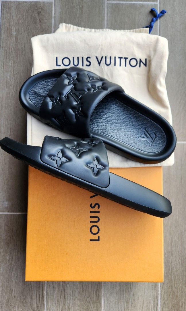 LV Louis Vuitton Waterfront Mule Men s Fashion Footwear Flipflops and Slides on Carousell