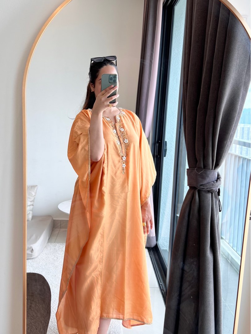 Mango Caftan with hand embroidery