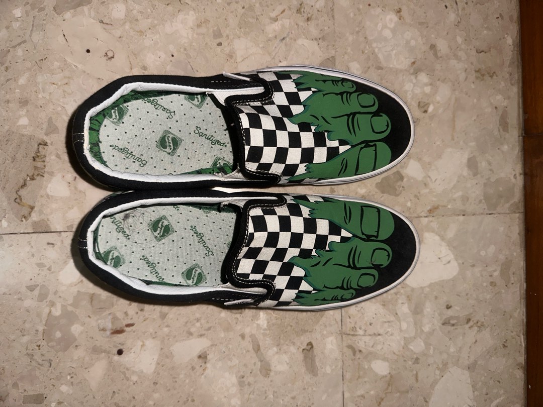 Marvel Vans Hulk Slip Ons