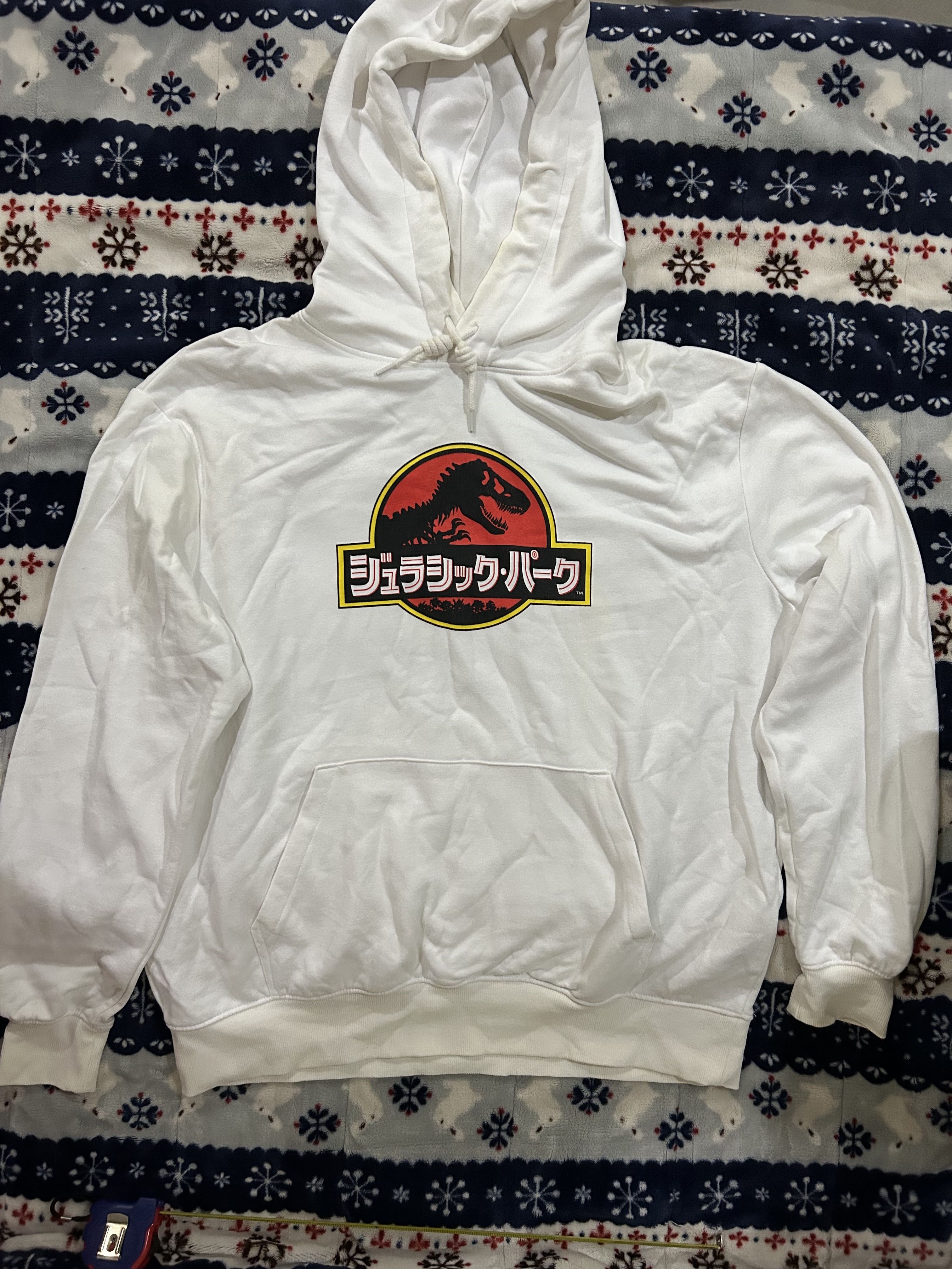 Men s H M Japan release Pull over Jacket Jurassic Park large Men s Fashion Coats Jackets and Outerwear on Carousell