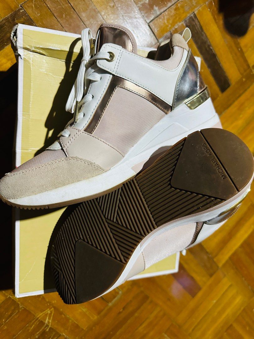 MICHAEL KORS COSMO TRAINER SUEDE soft pink