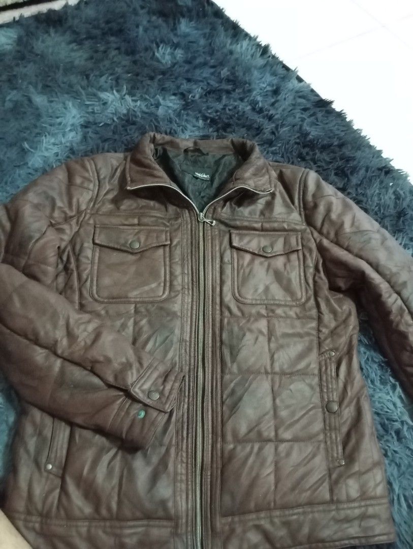 Mossimo faux outlet leather jacket
