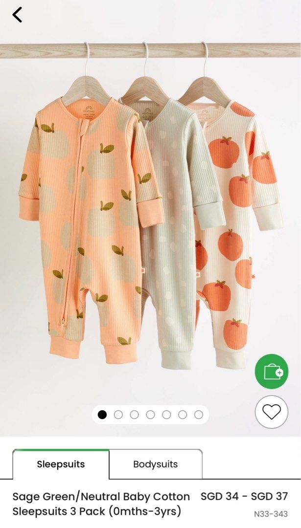 Zip deals sleepsuits uk
