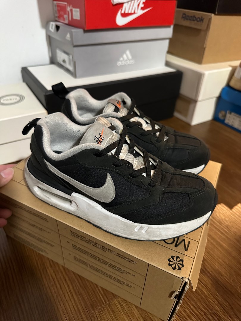 Kids nike air max 27 black and white online