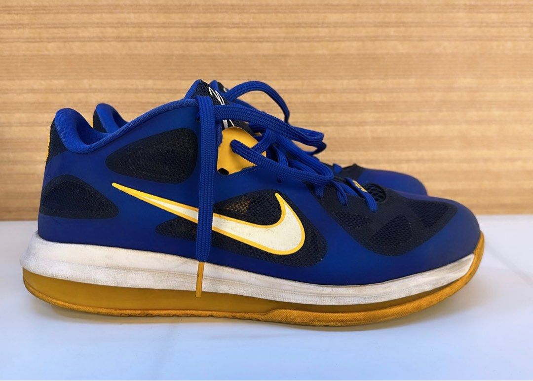 lebron 9 low blue and yellow
