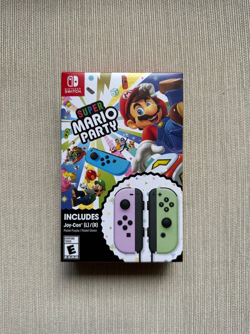 Can you play mario outlet party with 2 joycons