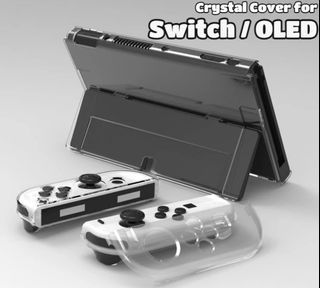 Nintendo Switch OLED Case Transparent Separated Design Ultra Thin Anti-Scratch